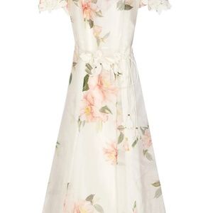 Zimmermann Liftoff Flower Midi Dress Sz 0